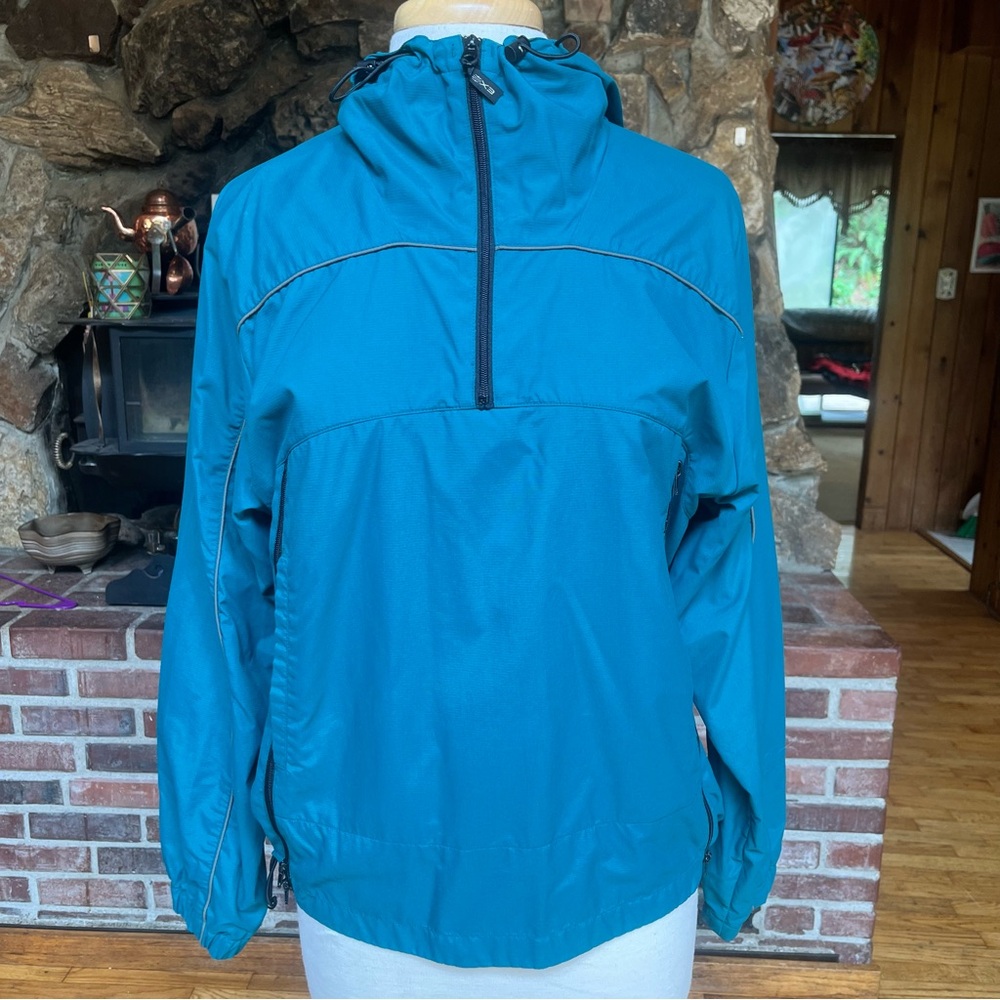 Exofficio Teal Windbreaker Jacket